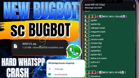 Sc Bugbot New Update | Hard Whatsapp Crash | Whatsapp Crash Bot 2025 | Bug bot Whatsapp | Watsapp