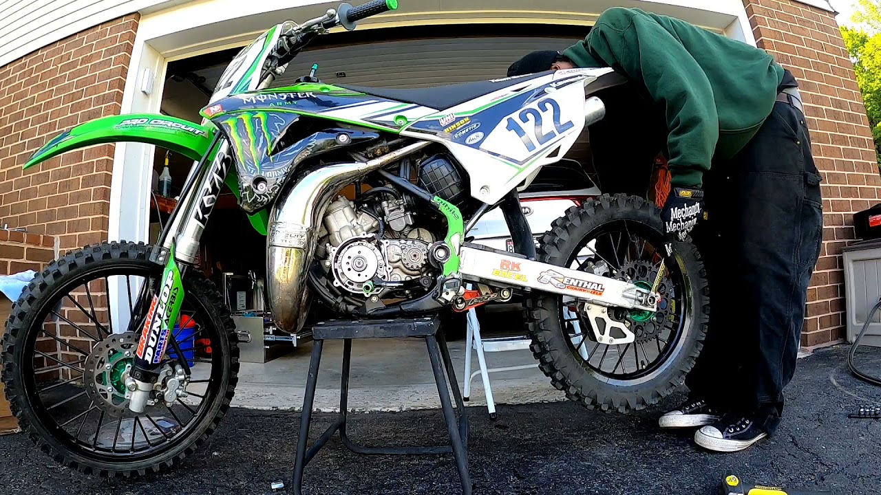 Installing New Aftermarket Parts On My New Kx100 YouTube