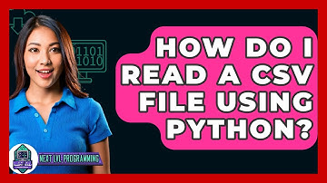 How Do I Read A CSV File Using Python? - Next LVL Programming
