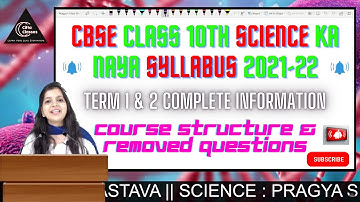 CBSE Board Class 10 Science New Reduced Syllabus | Chapter wise weightage | Batch 2021-22 | NCERT