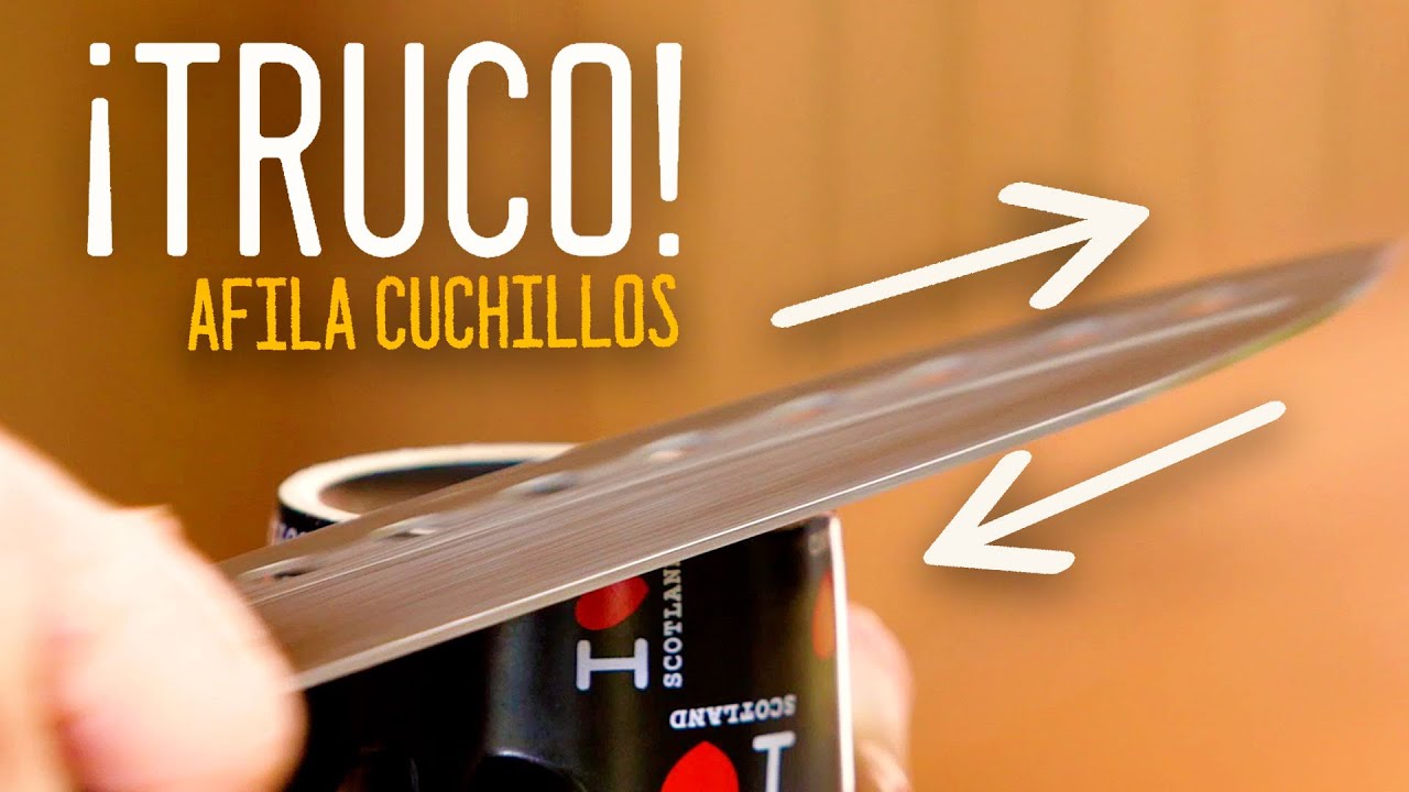 Trucos caseros: cómo afilar los cuchillos de la cocina sin