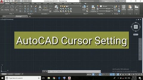 AutoCAD Cursor Settings | Pick Box Size | Cross Hair Size | AutoCAD Settings | AutoCAD Tutorial