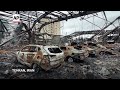 Aftermath of airstrike on car service company in Tehran