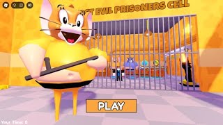 TOM & JERRY BARRY'S PRISON RUN (Obby) #roblox #scaryobby