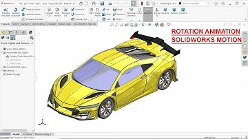 How to Make Rotation Animation-SolidWorks Motion Tutorial