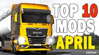 TOP 10 ETS2 MODS - APRIL 2021 | Euro Truck Simulator 2 Mods