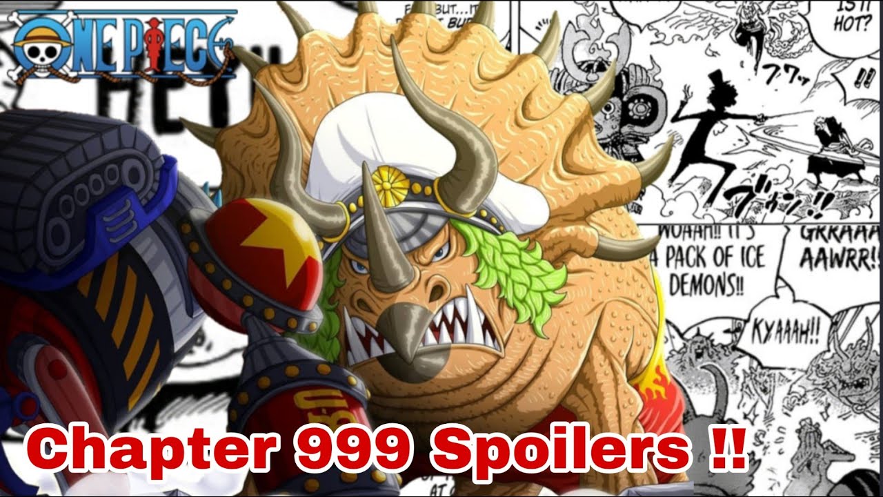 One Piece Chapter 999 Spoilers Release Date Youtube