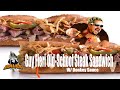 Guy Fieri's Ultimate Old-School Steak Sandwich with Donkey Sauce: A Food Network Delight!