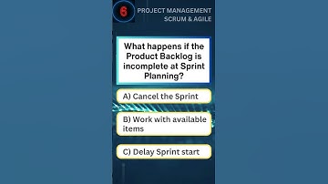 What happens if the Product Backlog is incomplete at Sprint Planning?
