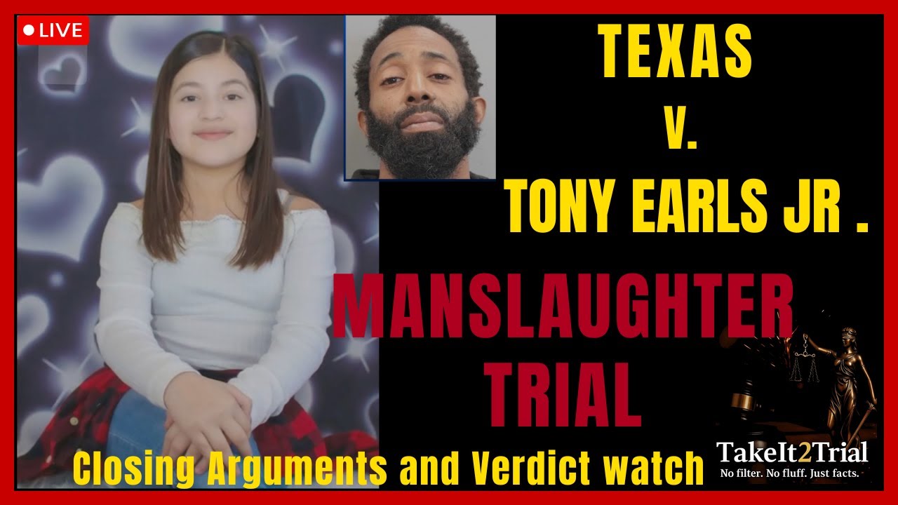 LIVE: Tony Earls Trial: Closing Arguments & Verdict Watch | Death of ...
