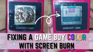 Fixing a Game Boy Color with Screen Burn / Damaged LCD screenshot 3