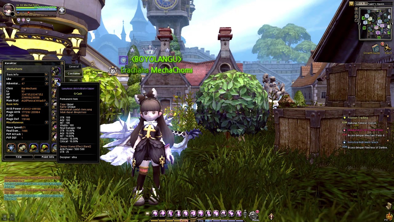 Dragon Nest Ray Mechanic (MechaChomi) Skill Build & Gear