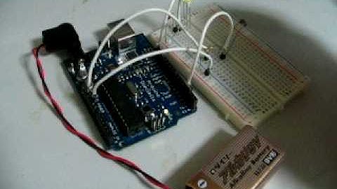 Arduino Diecimila with Cds cell