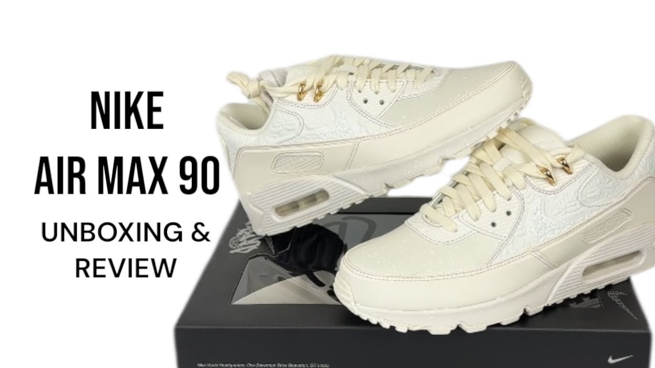 Nike Air Max 90 x Slawn White Speckle FD6492-100- Reveiw & Unboxing