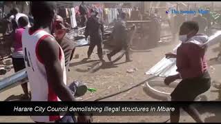 Zimbabwe government demolition Mbare residents' informal sector