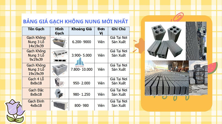 So sánh giá thành gạch không nung và gạch nung năm 2024