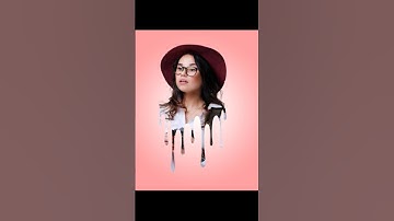 Dripping effect Photoshop #shorts #photoshop_tutorial