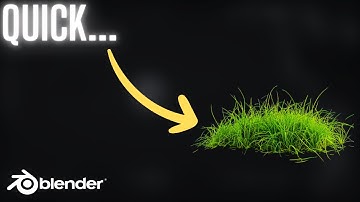 BLENDER SIMPLIFIED - How To Make Grass in Blender 4.3 - Tutorial