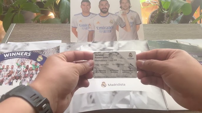 Pack bienvenida carnet madridista