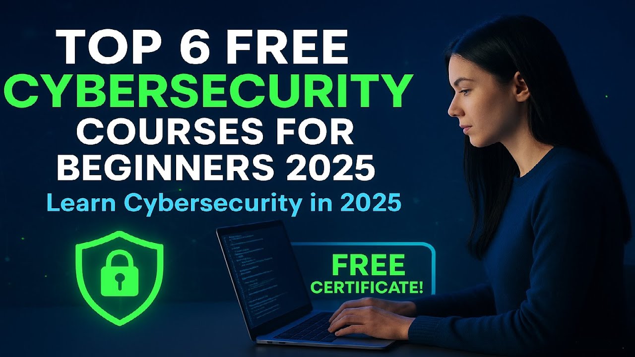 Top 6 Free Cybersecurity Course with Certificates 2025 | Beginners-friendly Courses