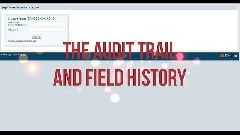 re:act - Audit Trail & Field History