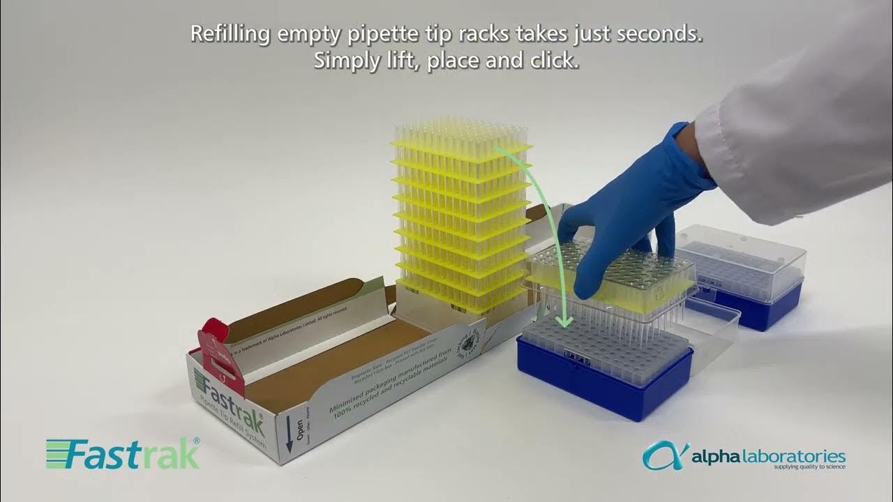 Fastrak® Pipette Tip Refill System Demonstration + Eco Benefits YouTube
