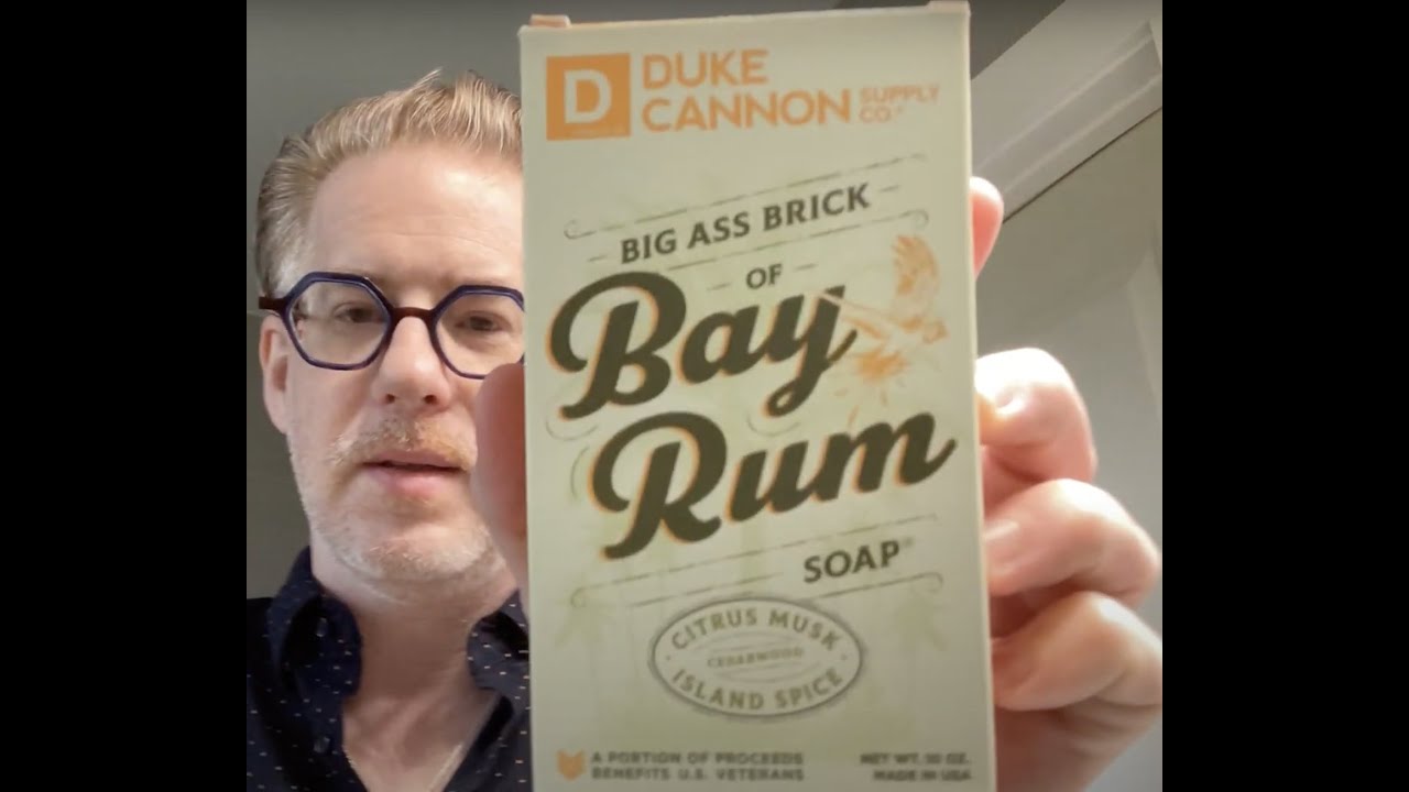 First Scrub: Duke Cannon Bay Rum Big A** Brick of Soap