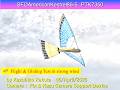 Ornithopter サーボ駆動羽ばたき機 SFOAmericanKestrel86-5 PTK7350 6V4A 31g: 4th Flight & Gliding in strong wind