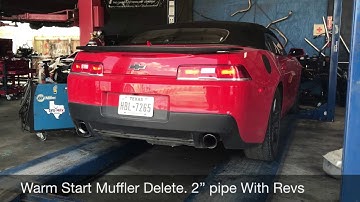 2015 Chevrolet Camaro V6 Muffler Delete