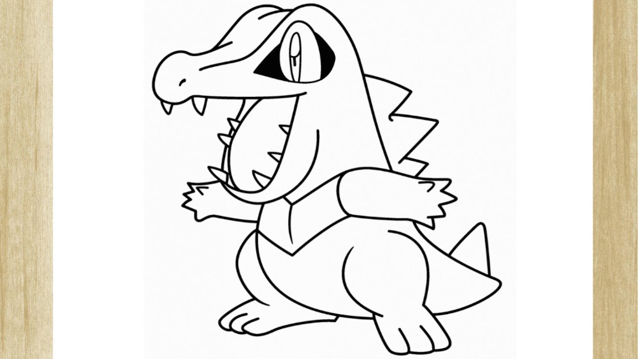 Uncategorized How To Draw Totodile como desenhar o totodile how to draw totodile