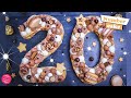 Gateau du nouvel an 2020  number cake 3 chocolats