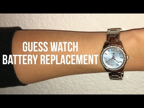 Guess Watch Battery Chart