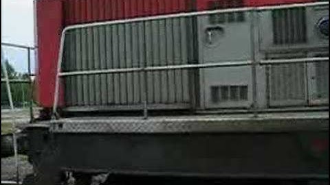 Finnish express train leaving with Dr16 diesel engine