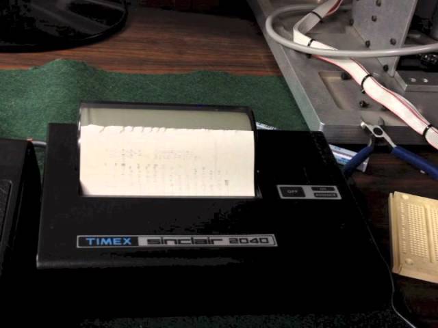 Timex 2040 Printer - YouTube