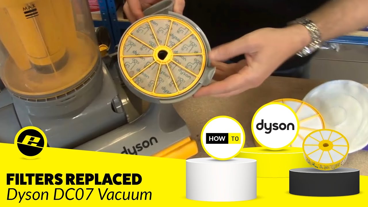 How to Replace the Dyson Filters on a Dyson DC07 Vacuum ... dyson wiring diagram 