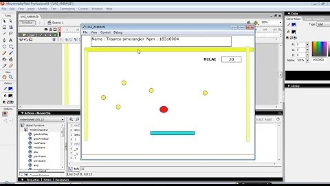 Tugas Animasi Macromedia Flash 8 membuat game