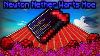 Creating THE ULTIMATE HOE - Hypixel Skyblock (Nether warts edition)