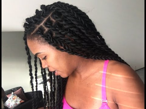 How I Senegalese Twist My Hair Using Only 1 Full Pack Of Hair