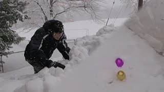 EASTER EGG HUNT IN THE SNOW! (3.7.18 - Day 251)