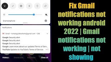 Fix Gmail notifications not working android 2022 | Gmail notifications not not showing