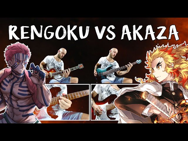 Demon Slayer (Mugen Train) | Rengoku VS Akaza | Guitar Cover class=