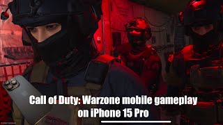 Call of Duty: Warzone mobile on iPhone 15 Pro