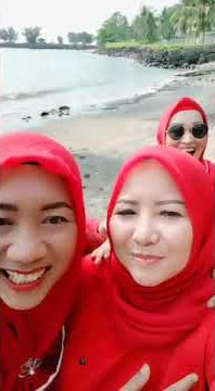 sekalian healing sekalian pertemuan DPD Tiara Kusuma Banten di pantai Anyer, mlipir dulu kita....
