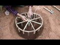 Build unique primitive wild boar trapping tool using wood  deep hole  that work 100