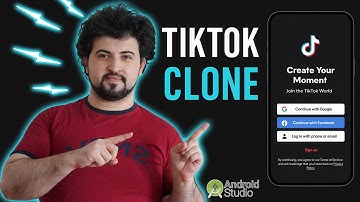 TikTok Login Screen UI – Android Studio XML + Java