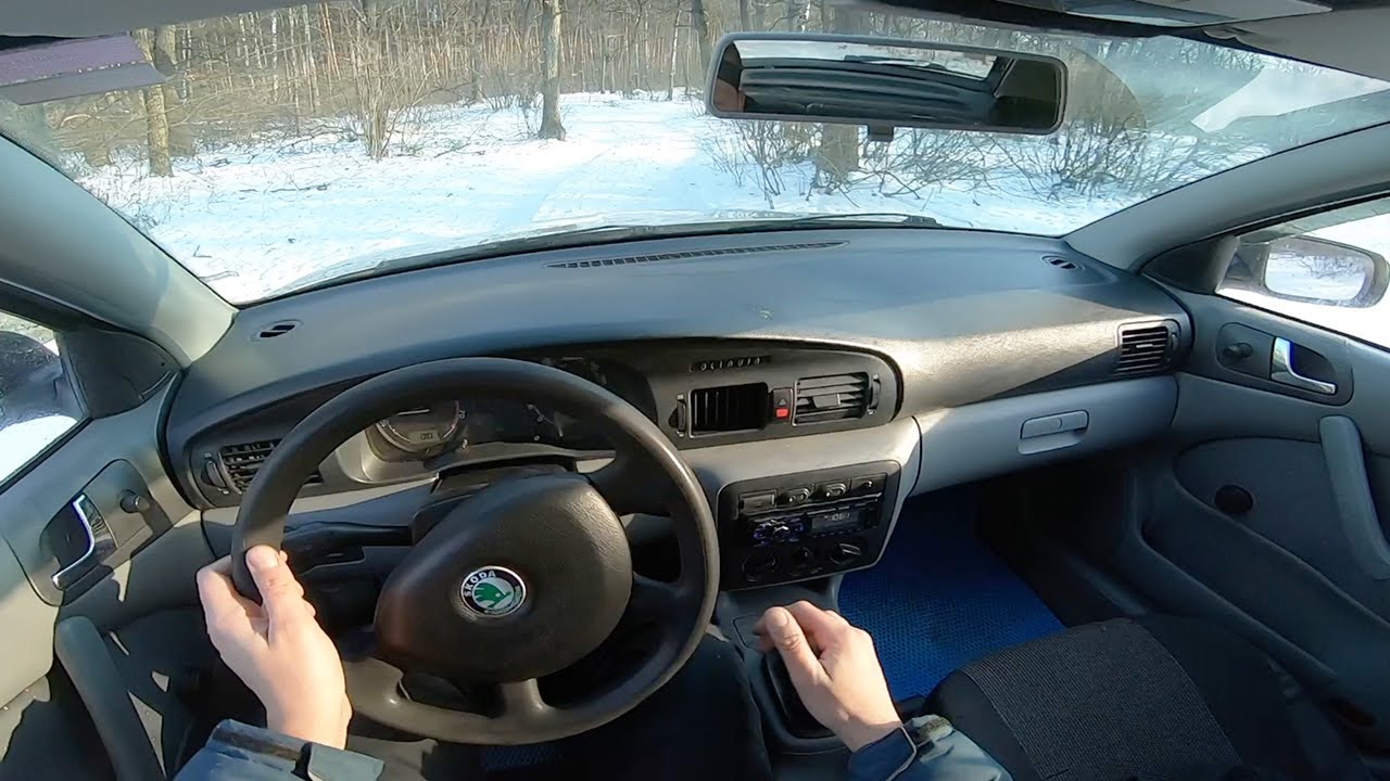 2002 Skoda Octavia Classic POV test drive | Шкода Октавия тест драйв от ...