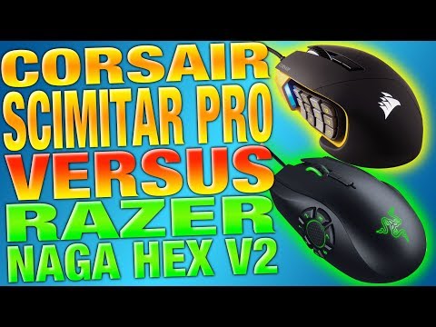 Corsair Scimitar Pro VS Razer Naga Hex V2 - Which Gaming Mouse Is Better