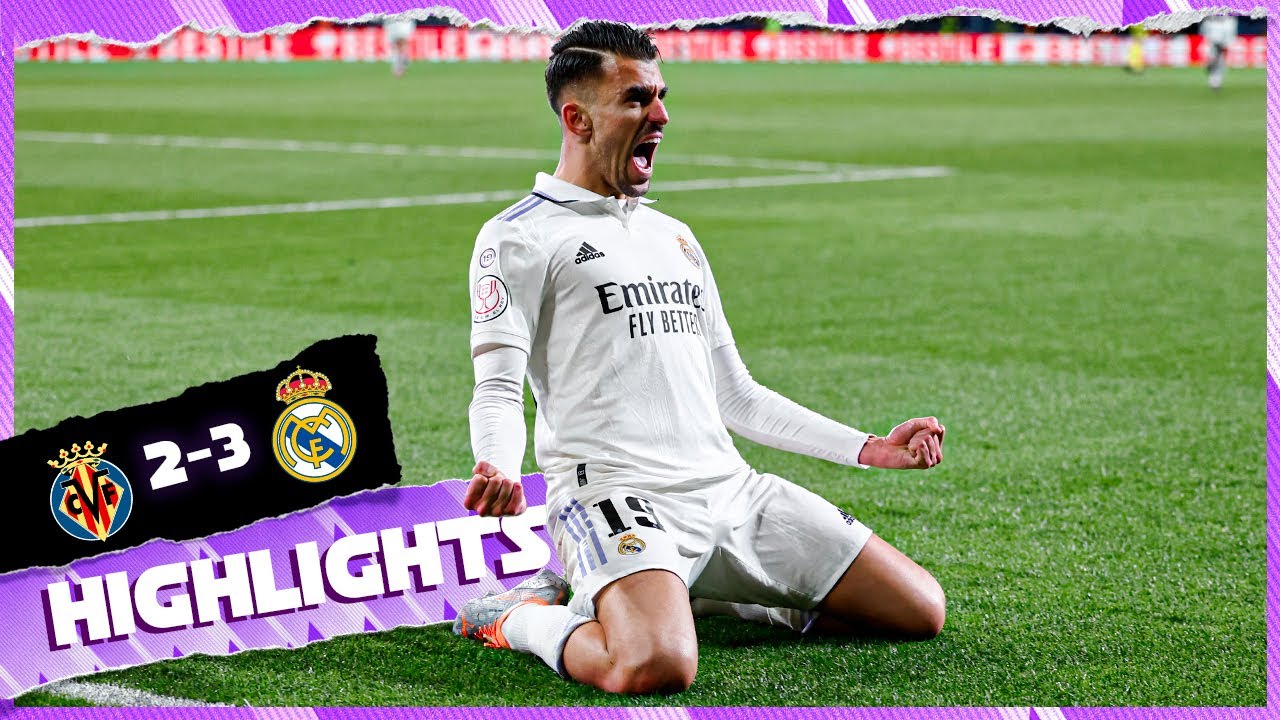 Real Madrid get much needed win against Villarreal