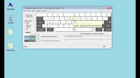 Create your phonetic Arabic layout  [Qwerty]