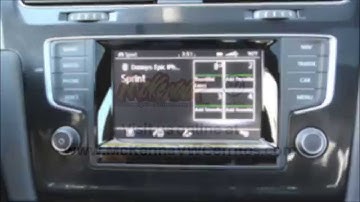 How to use the Bluetooth Phone System on a 2015 VW Golf or GTI